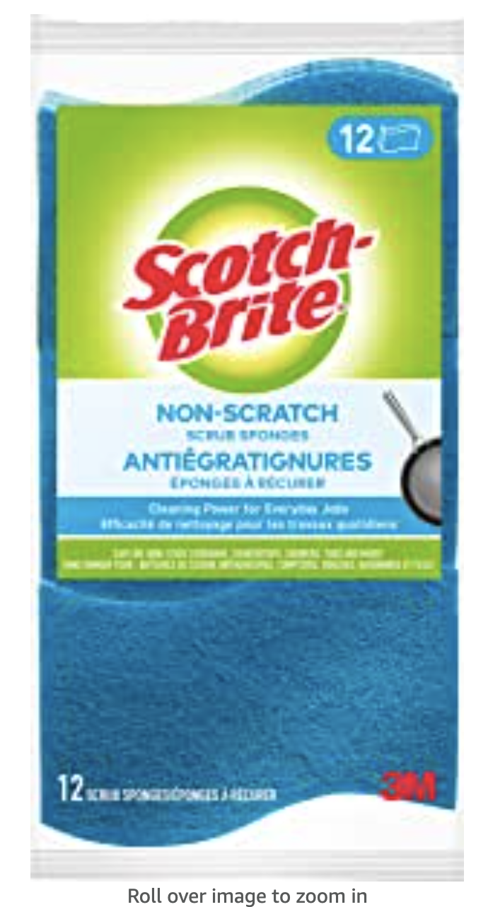 Scotch-Brite 磨砂海绵，12 件装 6.67 元