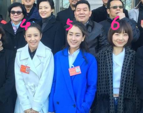 人民大会堂前所有明星都被打回原形，只有鲁豫一个人在作妖