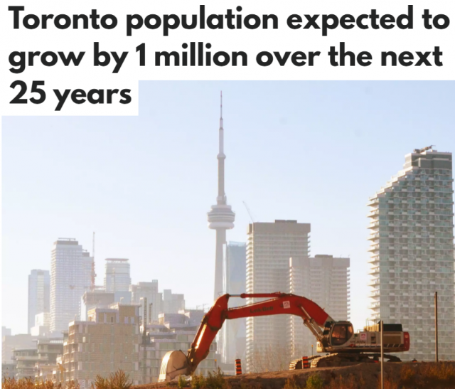 toronto population