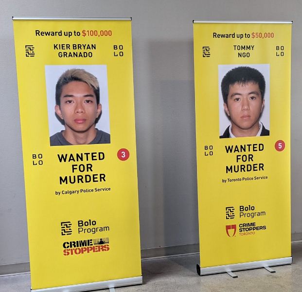 两名华裔通缉犯疑躲藏多伦多 警方悬赏15万缉拿 两名华裔通缉犯疑躲藏多伦多 警方悬赏15万缉拿