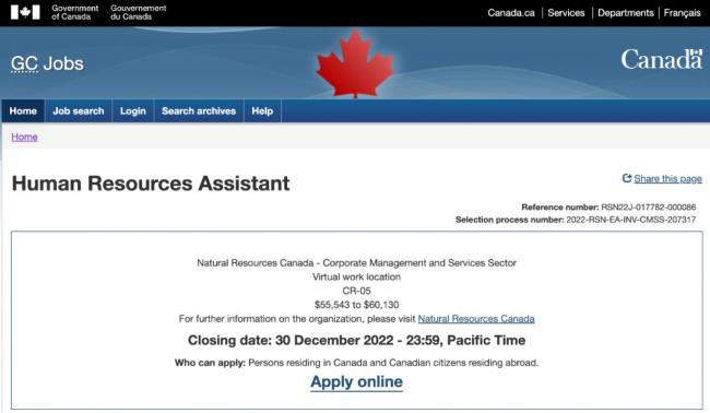 加拿大政府招人！年薪万加元 懂用Office就行