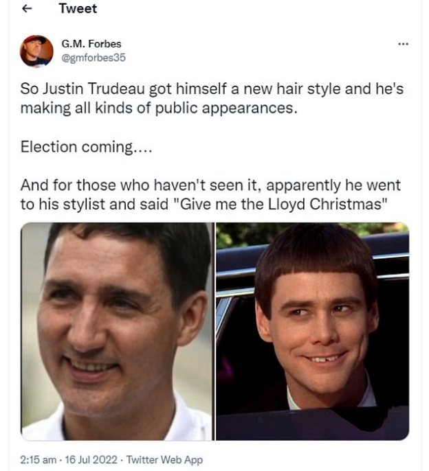 特鲁多活动又隐身！加拿大人全盯着他的新发型