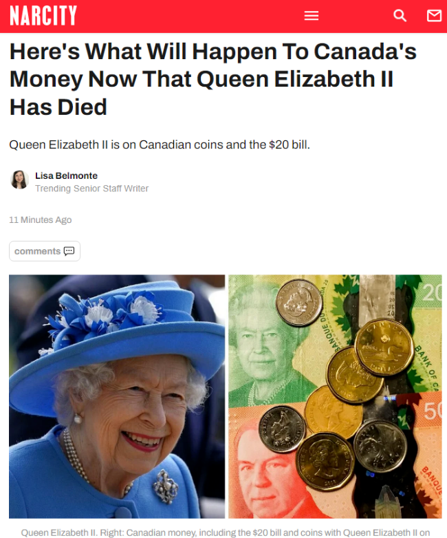 英女王逝世！加拿大可能增加1个国定假日