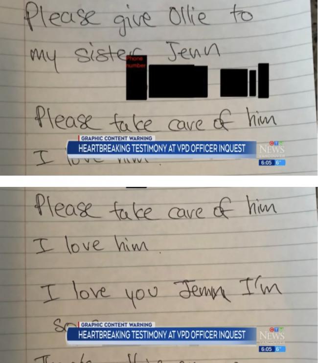 大温华裔女警遭性勒索自杀案:生前记录触目惊心 大温华裔女警遭性勒索自杀案:生前记录触目惊心