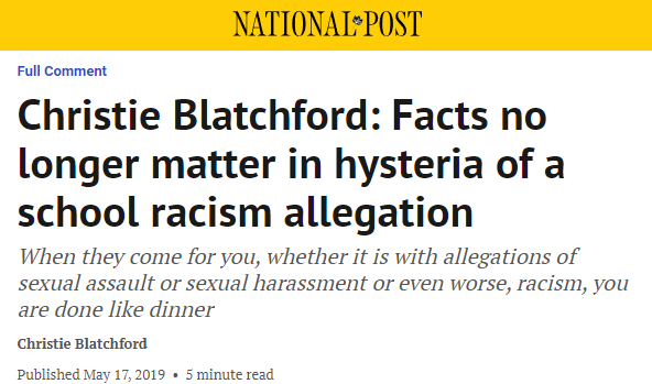 多伦多白人校长自杀!被诬告种族歧视不堪欺凌 多伦多白人校长自杀!被诬告种族歧视不堪欺凌