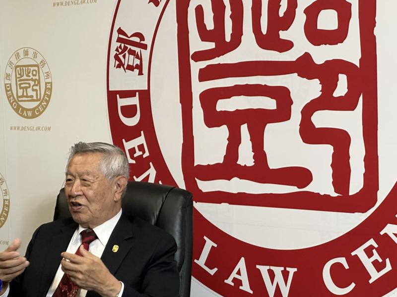 李昌钰表示,法官的指控对他是一种侮辱。(记者张宏/摄影)