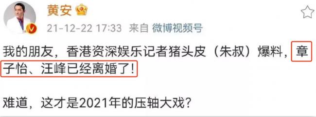 章子怡汪峰离婚,传35亿家产待分 曾两次赴美产子