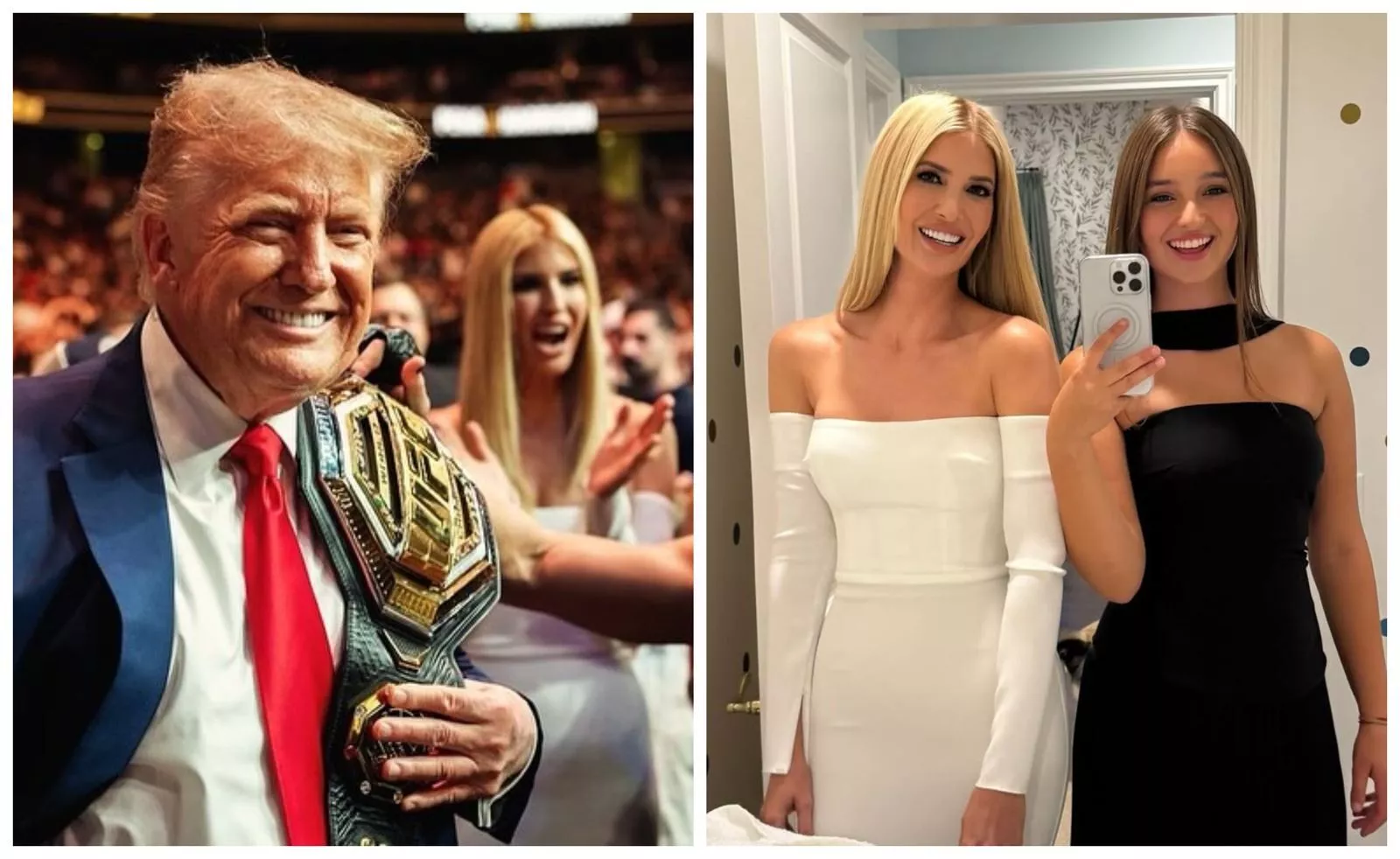 伊凡卡陪老爸川普享乐，勾13岁女儿自拍"根本姊妹"