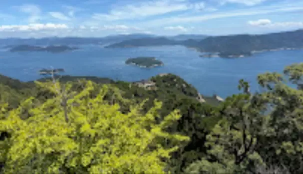 ▲弥山山顶风光