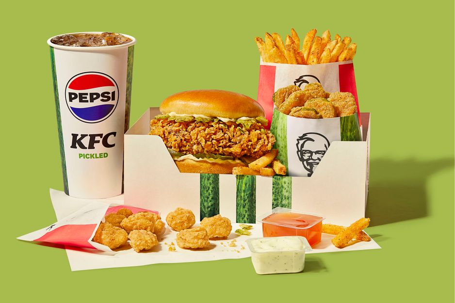 KFC在加拿大推出了一款新腌黄瓜主题菜单