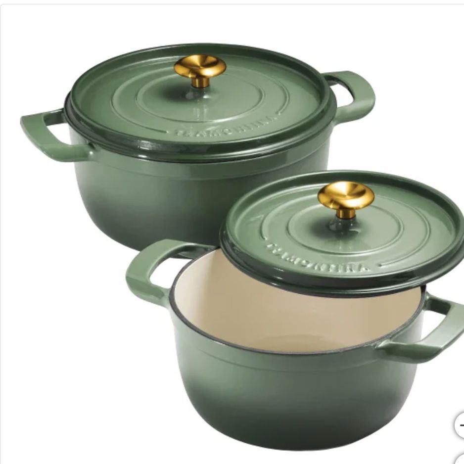 Tramontina 铸铁带盖砂锅套装，两件套