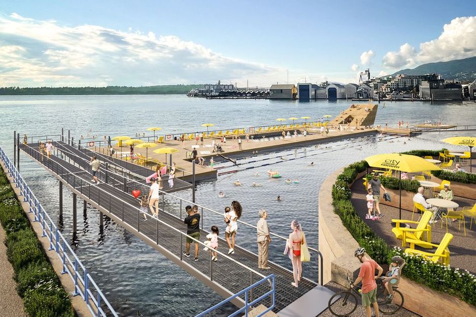 北温哥华市将在朗斯代尔海滨建设2100万美元的游泳平台