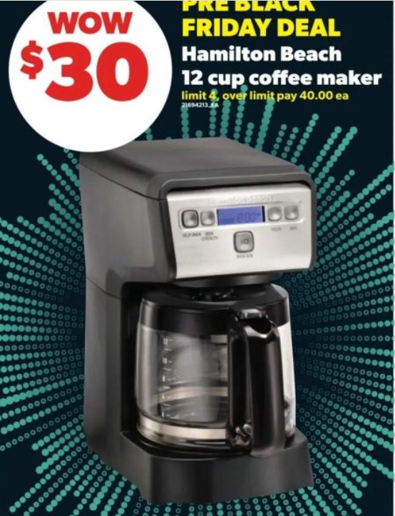 可做12杯 咖啡机30元