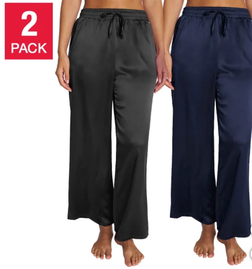 BCBG Maxazria 女士缎面家居裤