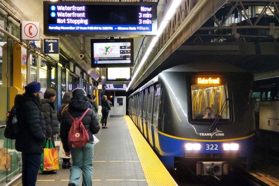 TransLink在温哥华大都会区跨年夜提供免费公共交通