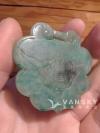 18TH QING Dynasty Chinese ANTIQUE JADE JADEITE GREEN Jade RUYI BAT 36g $200